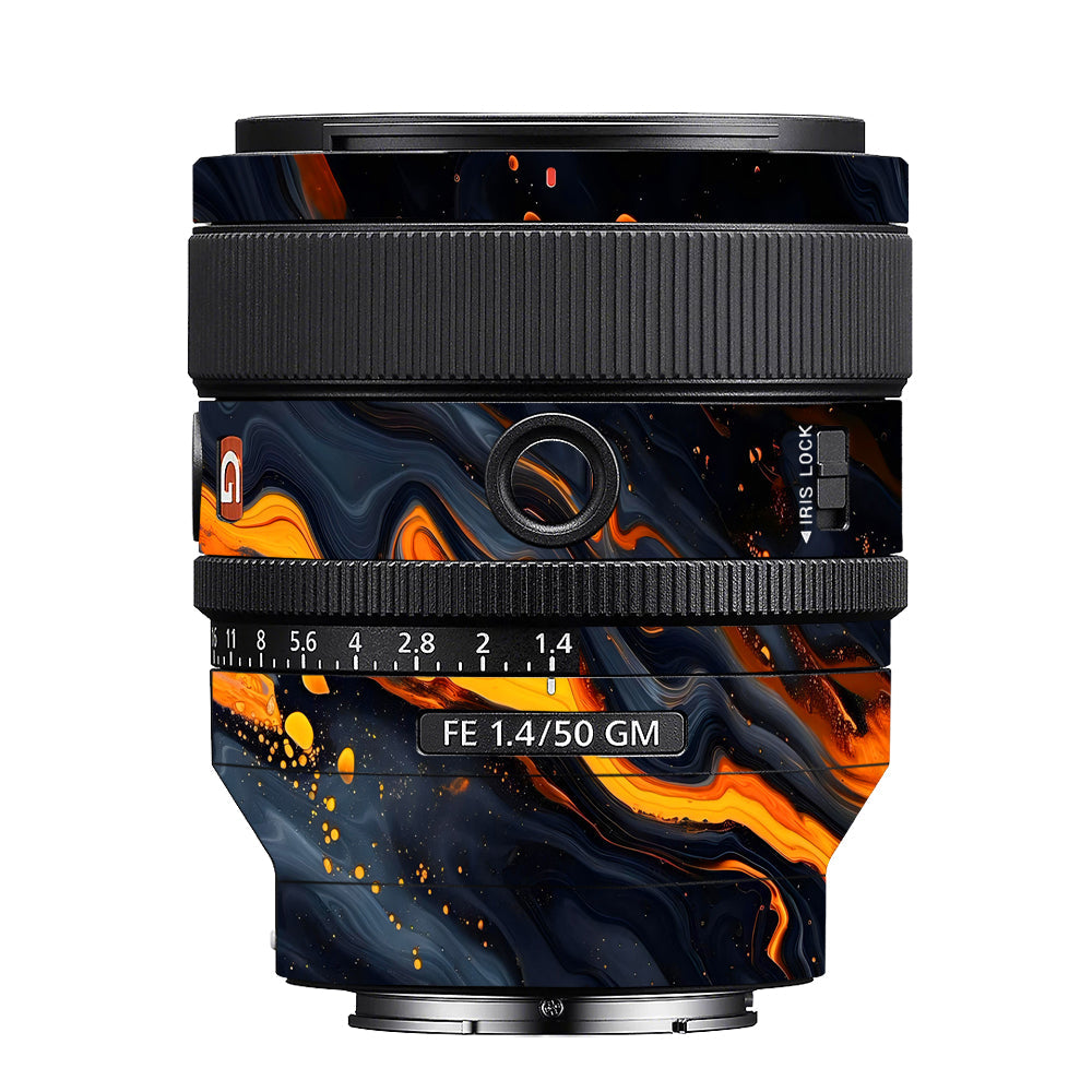 Lava Marble Sony 50mm 1.4 Camera Lens Skin