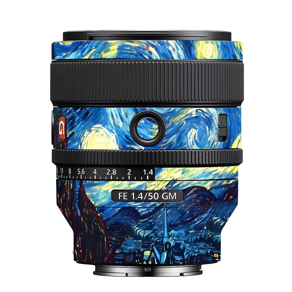 Starry Night Art Sony 50mm 1.4 Camera Lens Skin