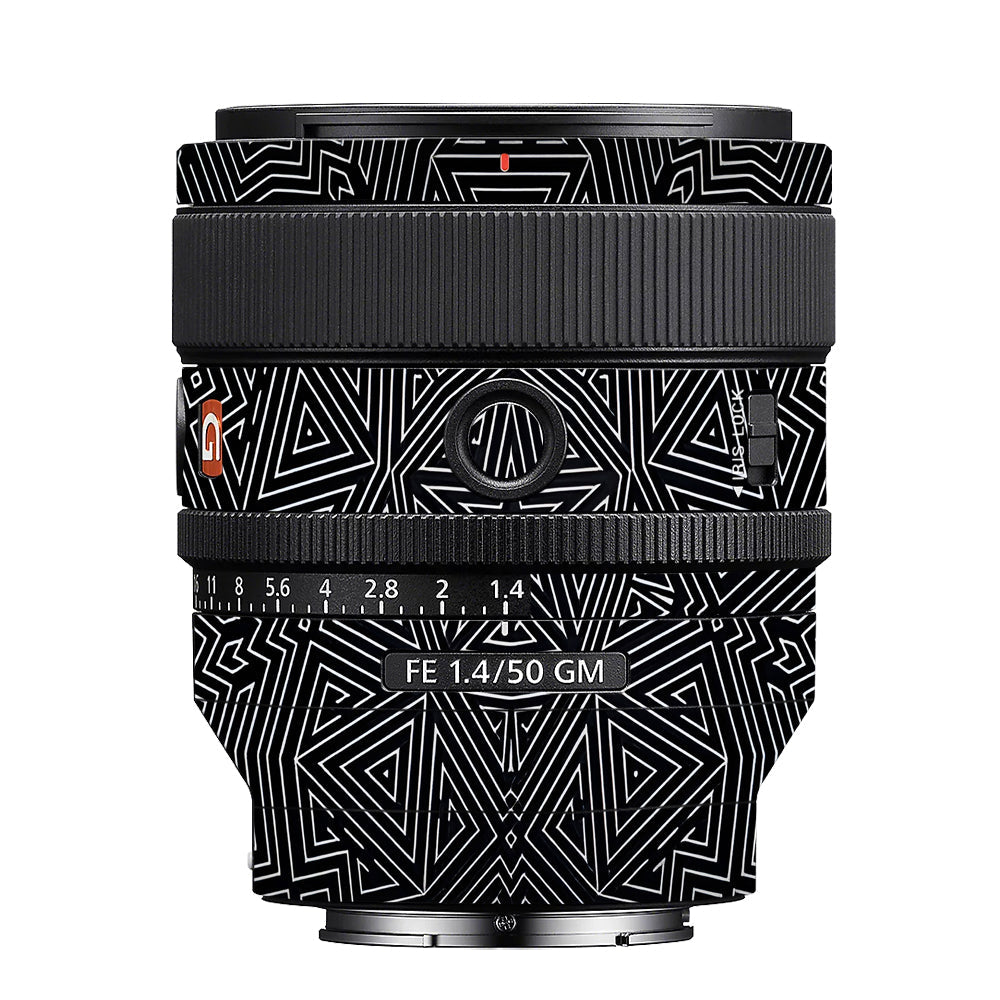 Geometric Pattern Sony 50mm 1.4 Camera Lens Skin