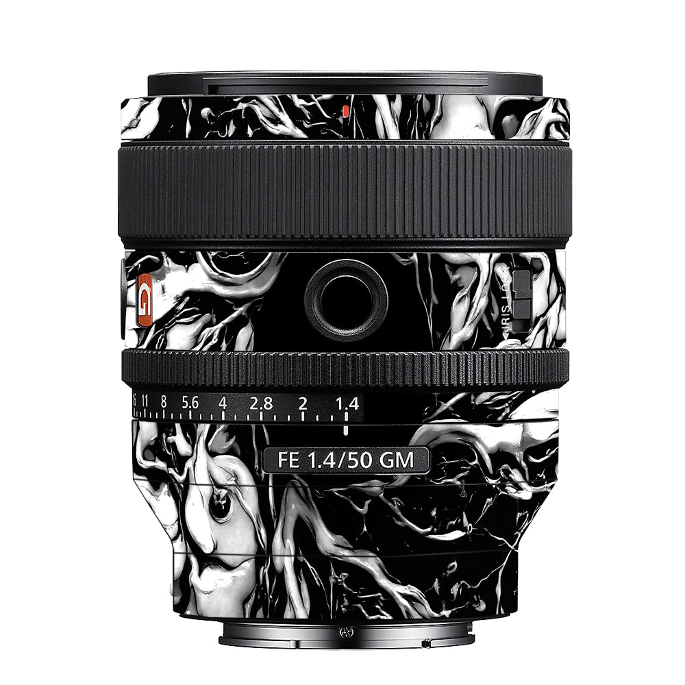Venom Black Sony 50mm 1.4 Camera Lens Skin