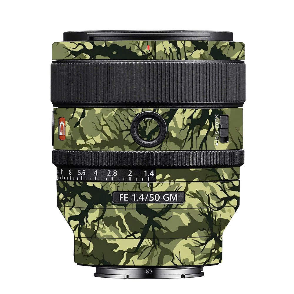 Green Tangled Vines Sony FE 50mm f/1.4 GM Camera Lens Skin