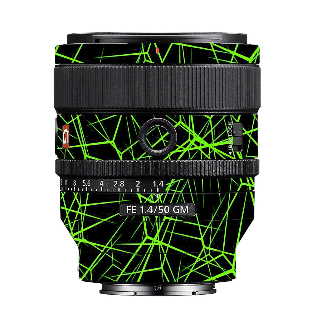 Neon Grid Sony FE 50mm f/1.4 GM Camera Lens Skin