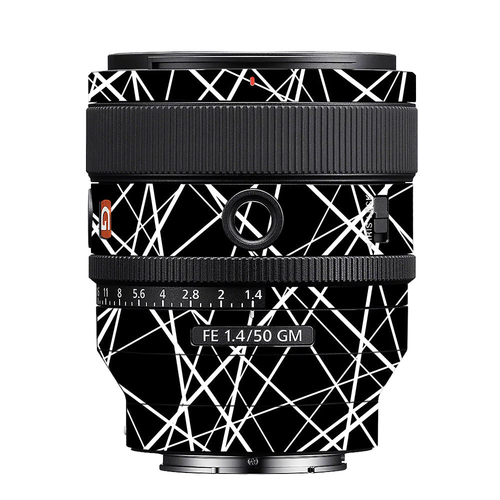 Mono Grid Sony 50mm 1.4 Camera Lens Skin