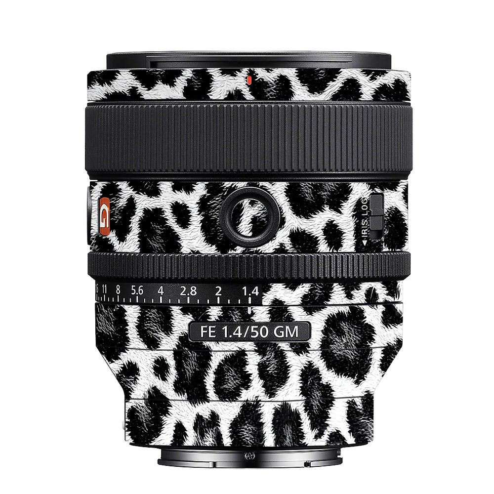 Snow Leopard Spots Sony 50mm 1.4 Camera Lens Skin