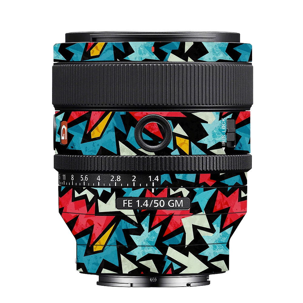 Pop Art Lightning Sony FE 50mm f/1.4 GM Camera Lens Skin