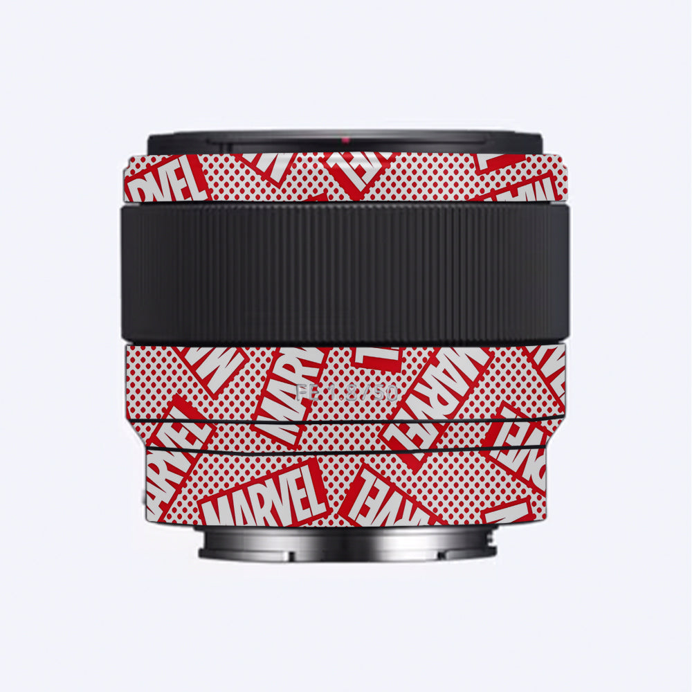 Marvel Comics Sony 50mm 1.8 Camera Lens Skin