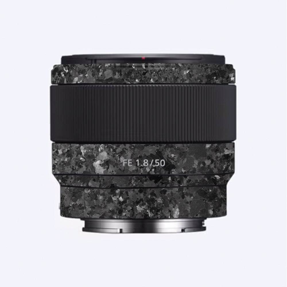 Black Granite Sony 50mm 1.8 Camera Lens Skin