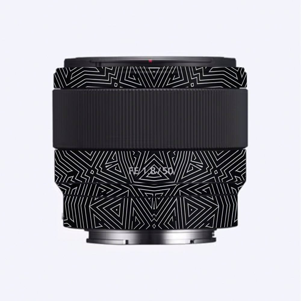 Geometric Pattern Sony 50mm 1.8 Camera Lens Skin