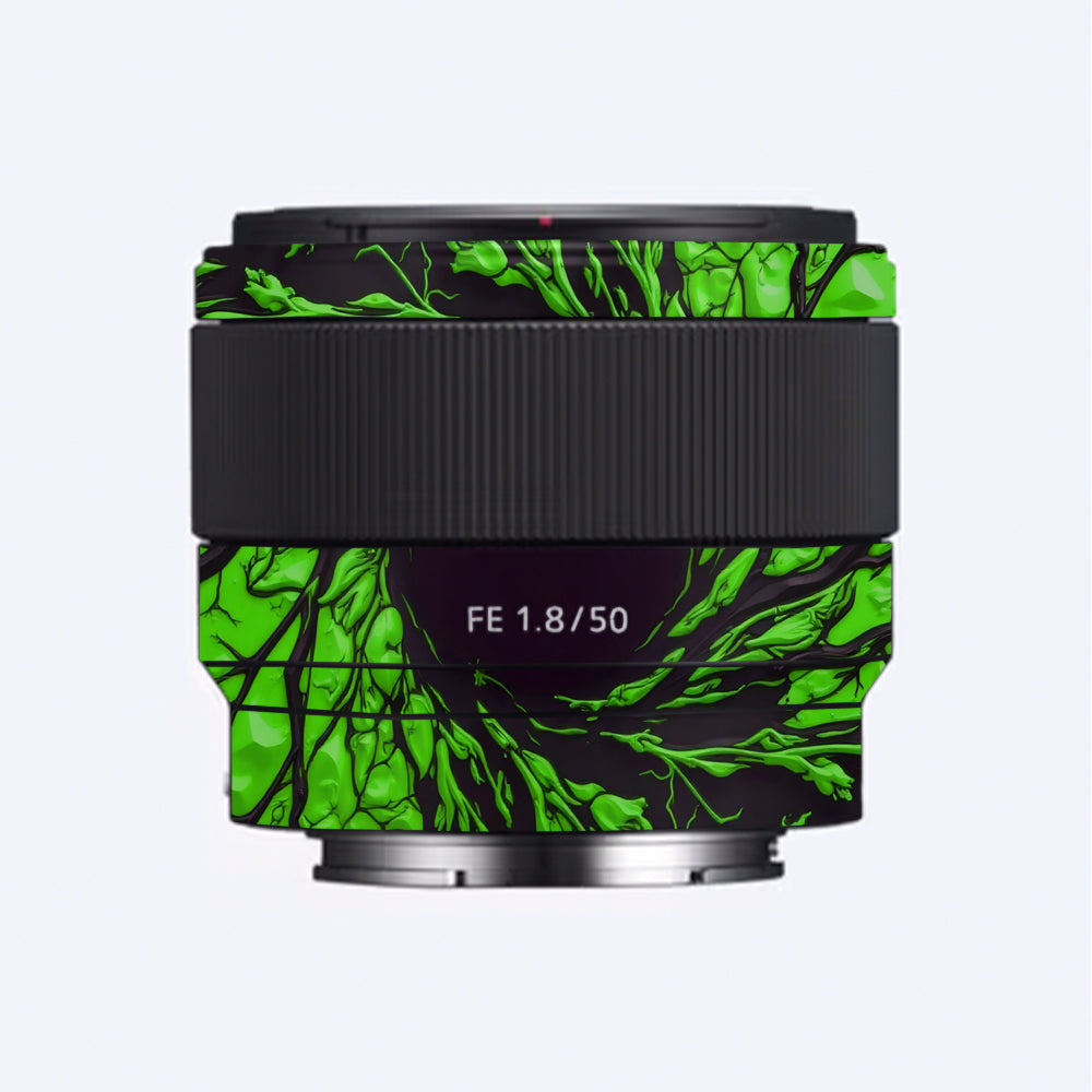 Venom Green Sony FE 50mm f/1.8 Camera Lens Skin