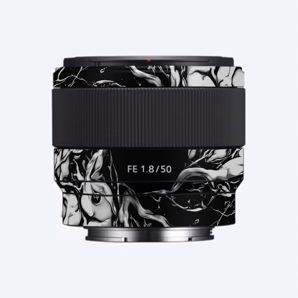 Venom Black Sony 50mm 1.8 Camera Lens Skin