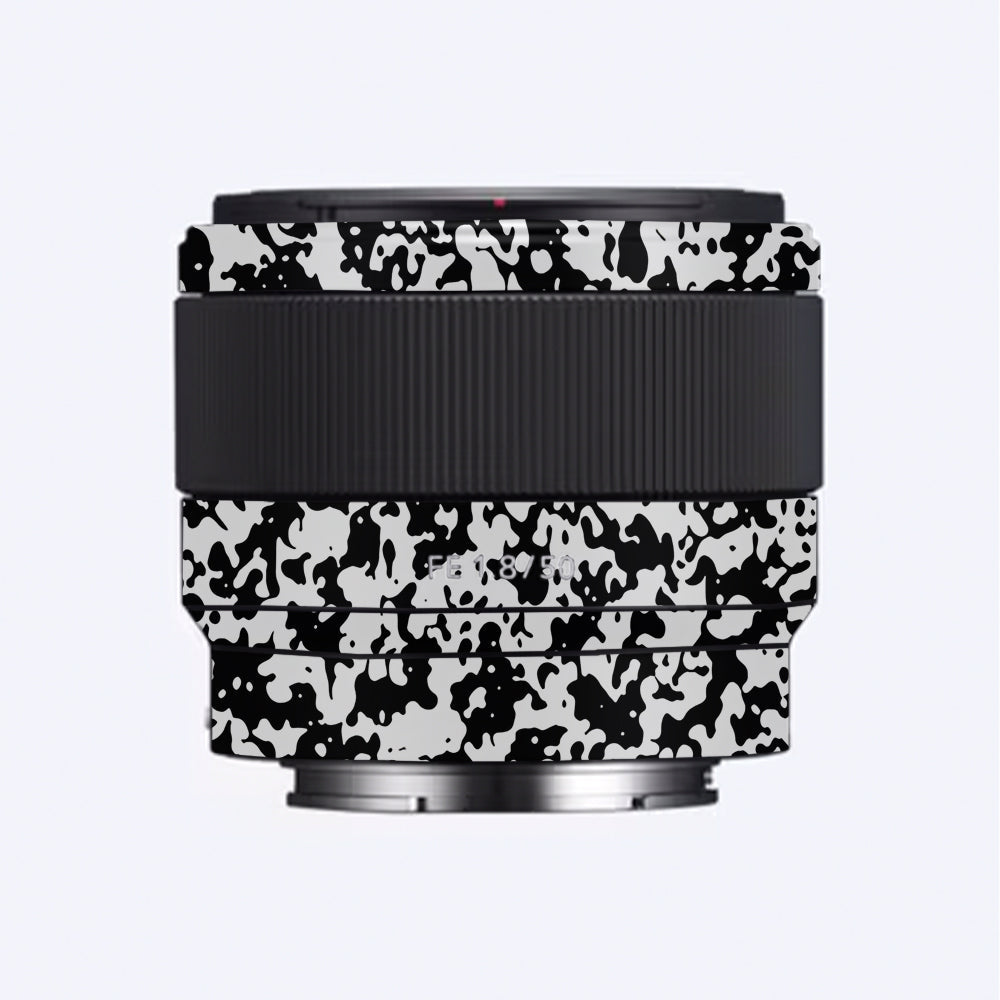 Snow Camo Sony 50mm 1.8 Camera Lens Skin