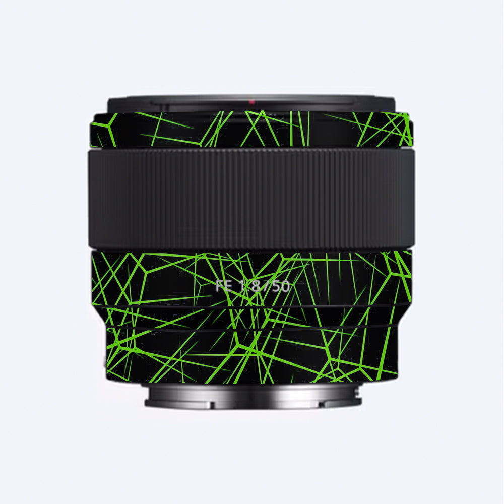 Neon Grid Sony 50mm 1.8 Camera Lens Skin