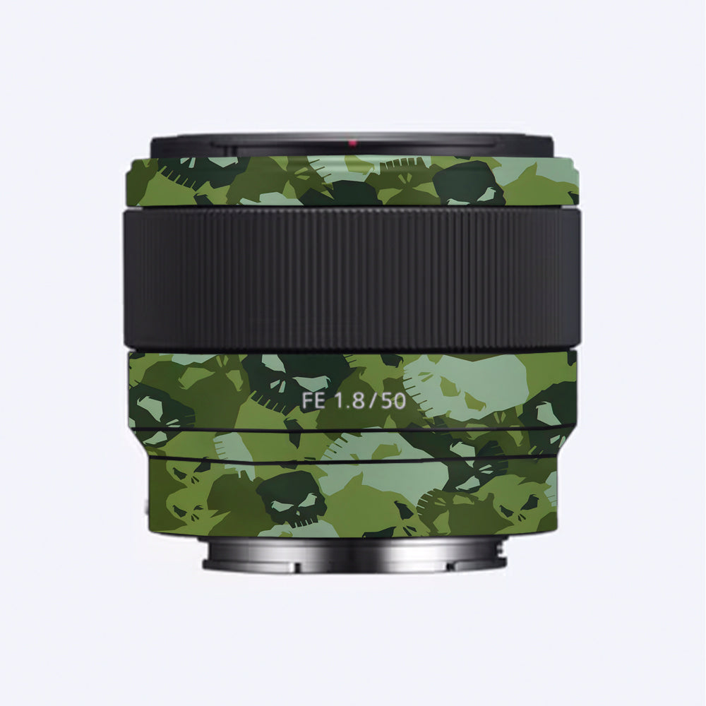 Tropic Camo Sony FE 50mm f/1.8 Camera Lens Skin