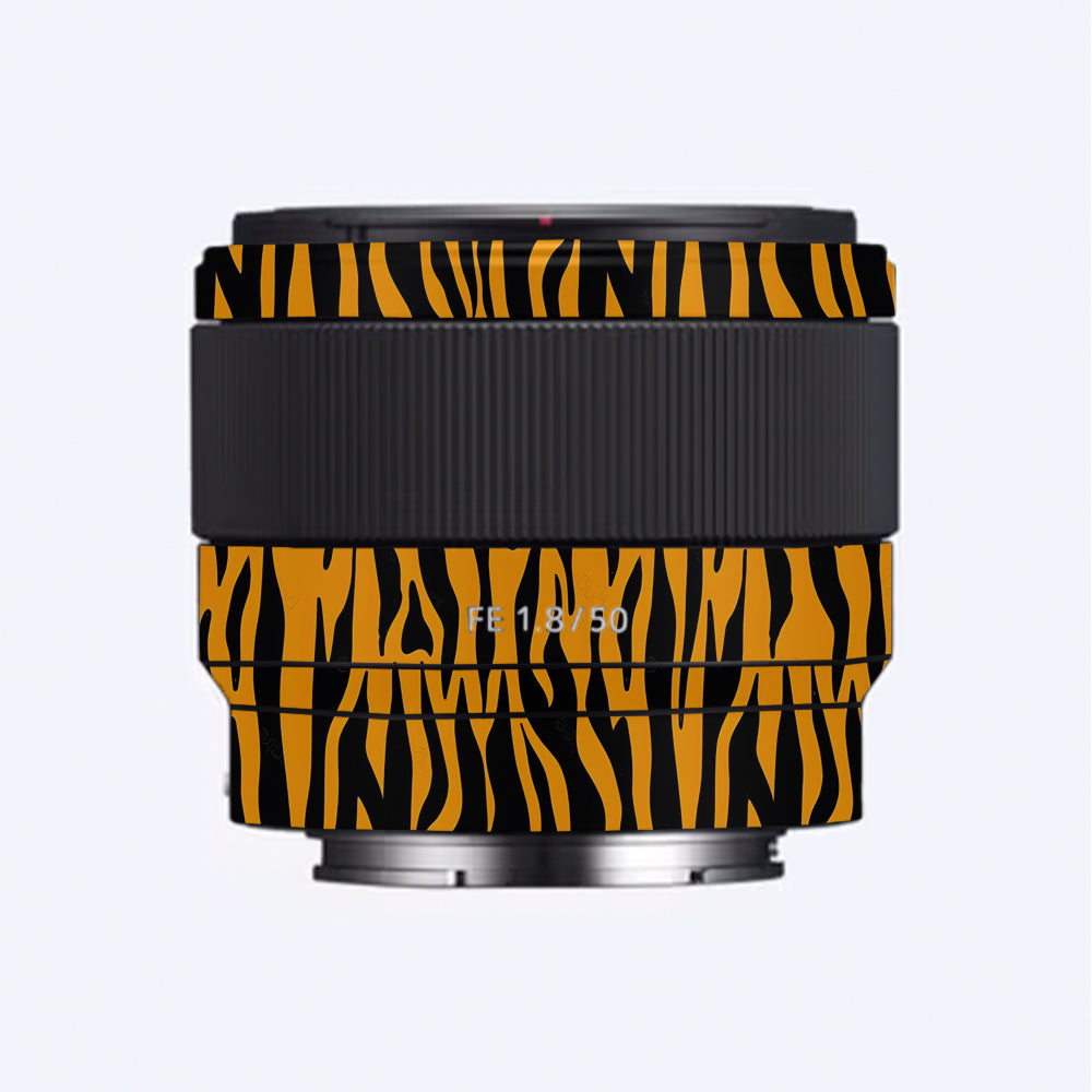 Savanna Tiger Stripes Sony FE 50mm f/1.8 Camera Lens Skin