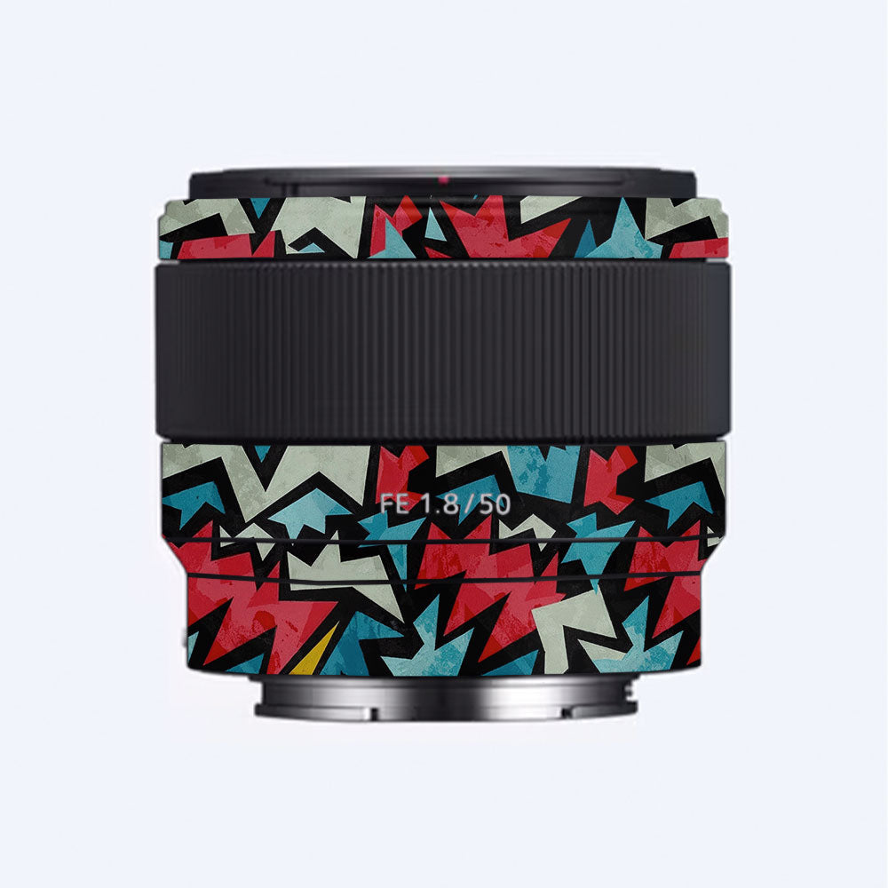 Pop Art Lightning Sony FE 50mm f/1.8 Camera Lens Skin