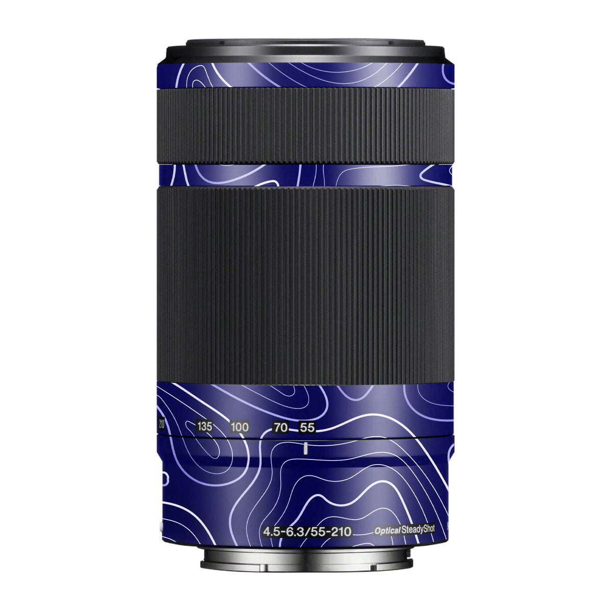 Deep Blue Contour Sony E 55-210mm F/4.5-6.3 OSS Camera Lens Skin