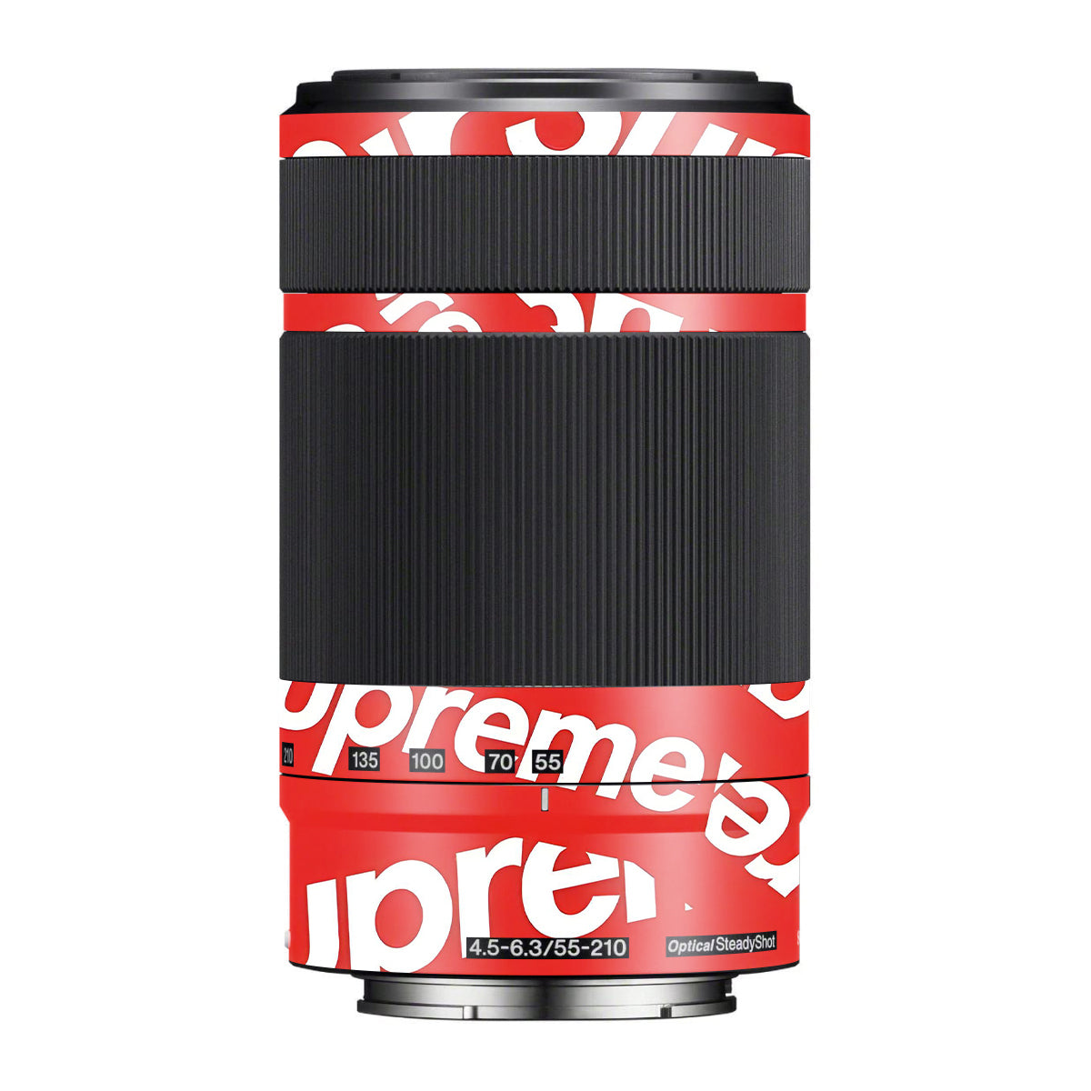 Supreme Red Sony E 55-210mm F/4.5-6.3 OSS Camera Lens Skin