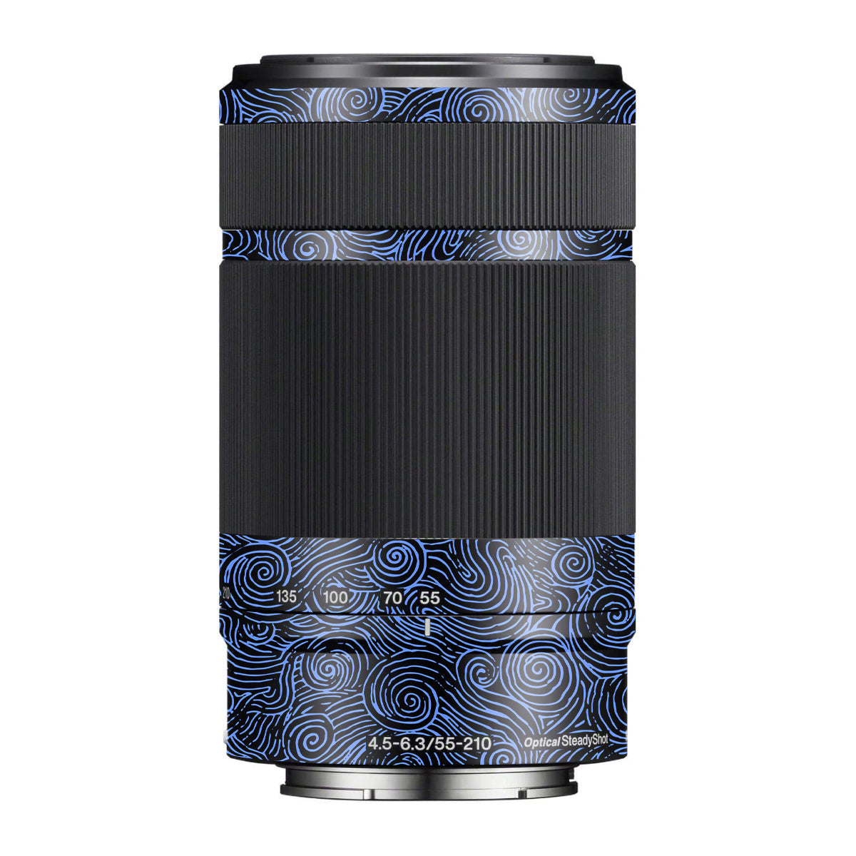 Blue Spirals Sony E 55-210mm F/4.5-6.3 OSS Camera Lens Skin