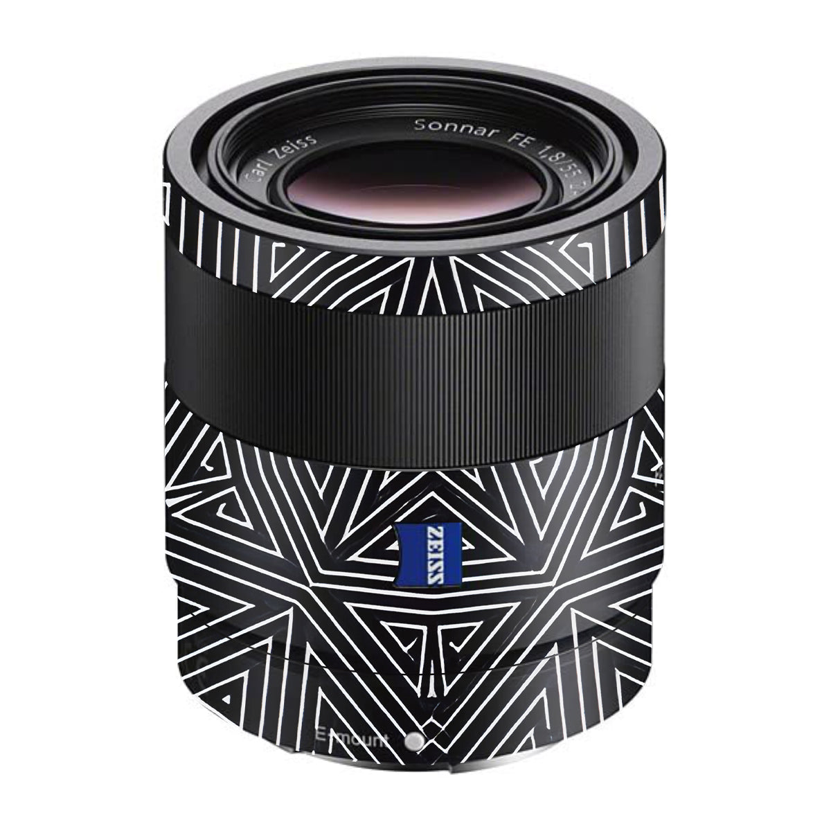 Geometric Pattern Sony FE 55mm F/1.8 ZA Camera Lens Skin