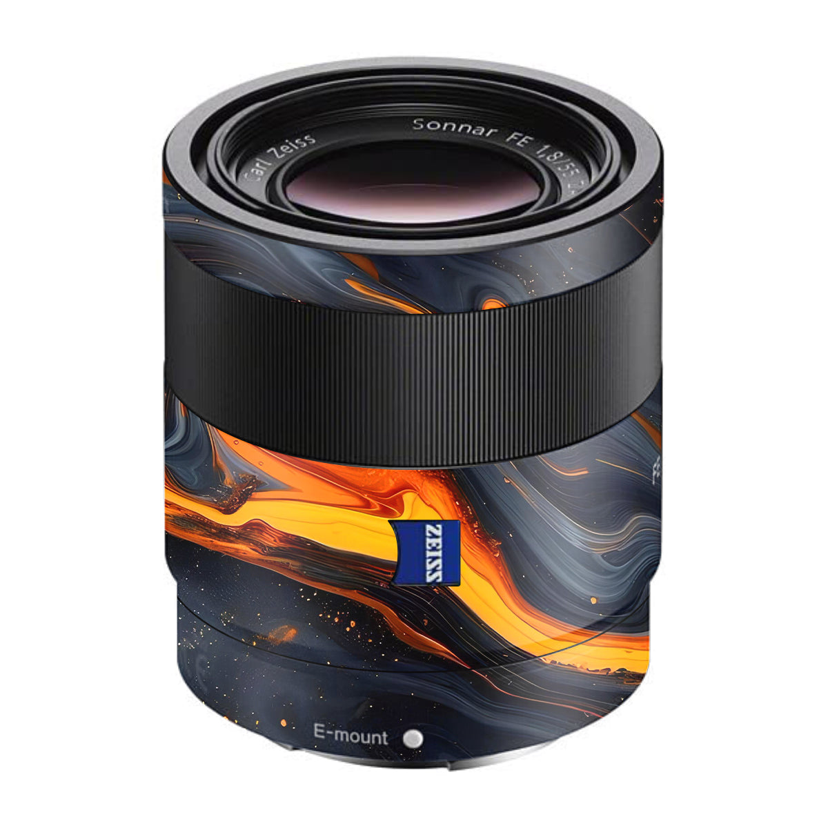 Lava Marble Sony FE 55mm F/1.8 ZA Camera Lens Skin