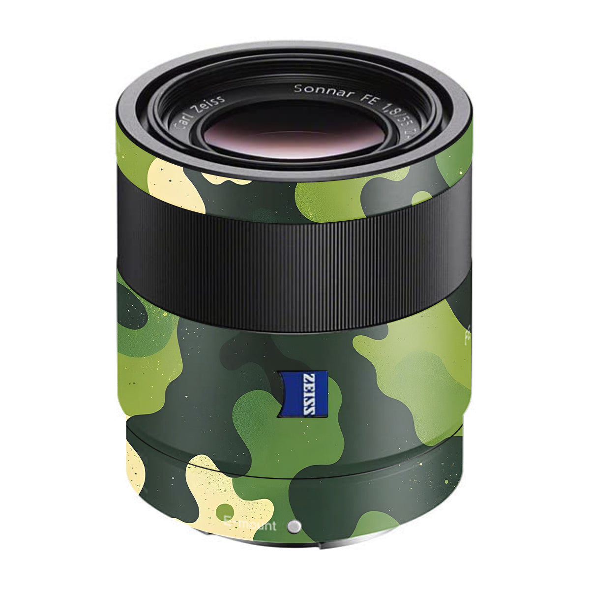 Camouflage Pattern Sony FE 55mm F/1.8 ZA Camera Lens Skin
