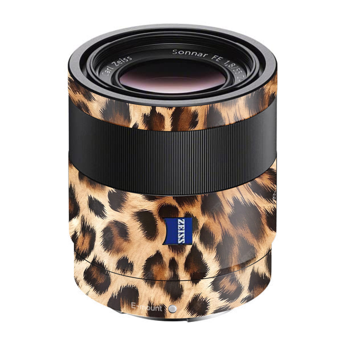 Classic Leopard Spots Sony FE 55mm F/1.8 ZA Camera Lens Skin