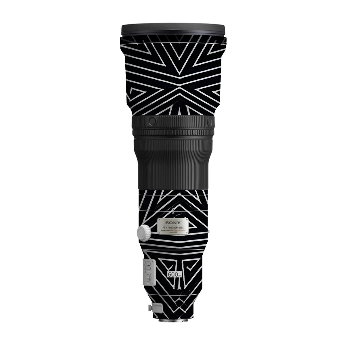 Geometric Pattern Sony FE 600mm F/4 GM OSS Camera Lens Skin