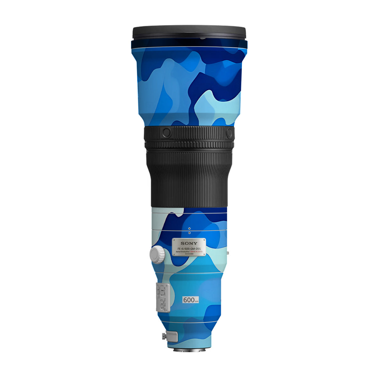 Arctic Blue Camo Pattern Sony FE 600mm F/4 GM OSS Camera Lens Skin