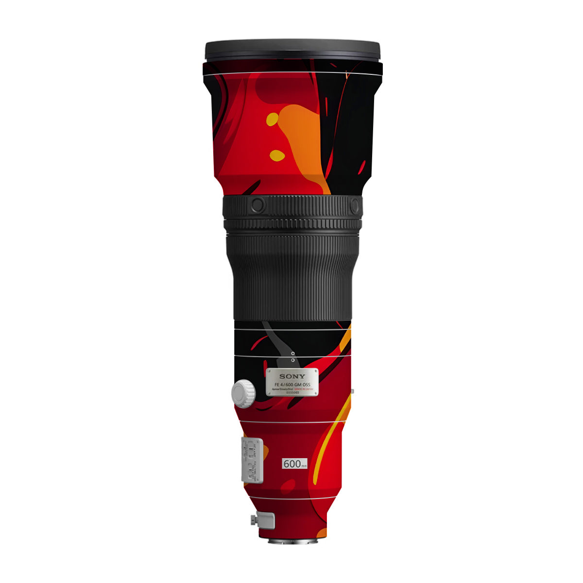 Lava Burst Sony FE 600mm F/4 GM OSS Camera Lens Skin