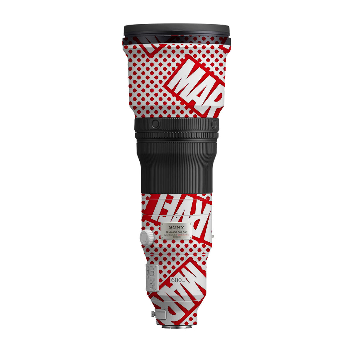 Marvel Comics Sony FE 600mm F/4 GM OSS Camera Lens Skin
