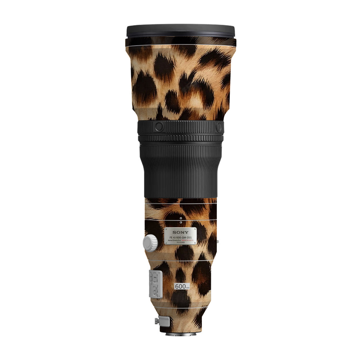 Classic Leopard Spots Sony FE 600mm F/4 GM OSS Camera Lens Skin