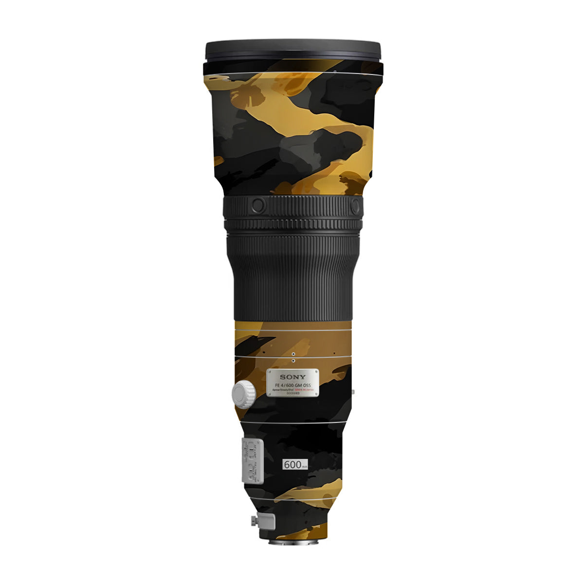 Camo Tiger Blend Sony FE 600mm F/4 GM OSS Camera Lens Skin