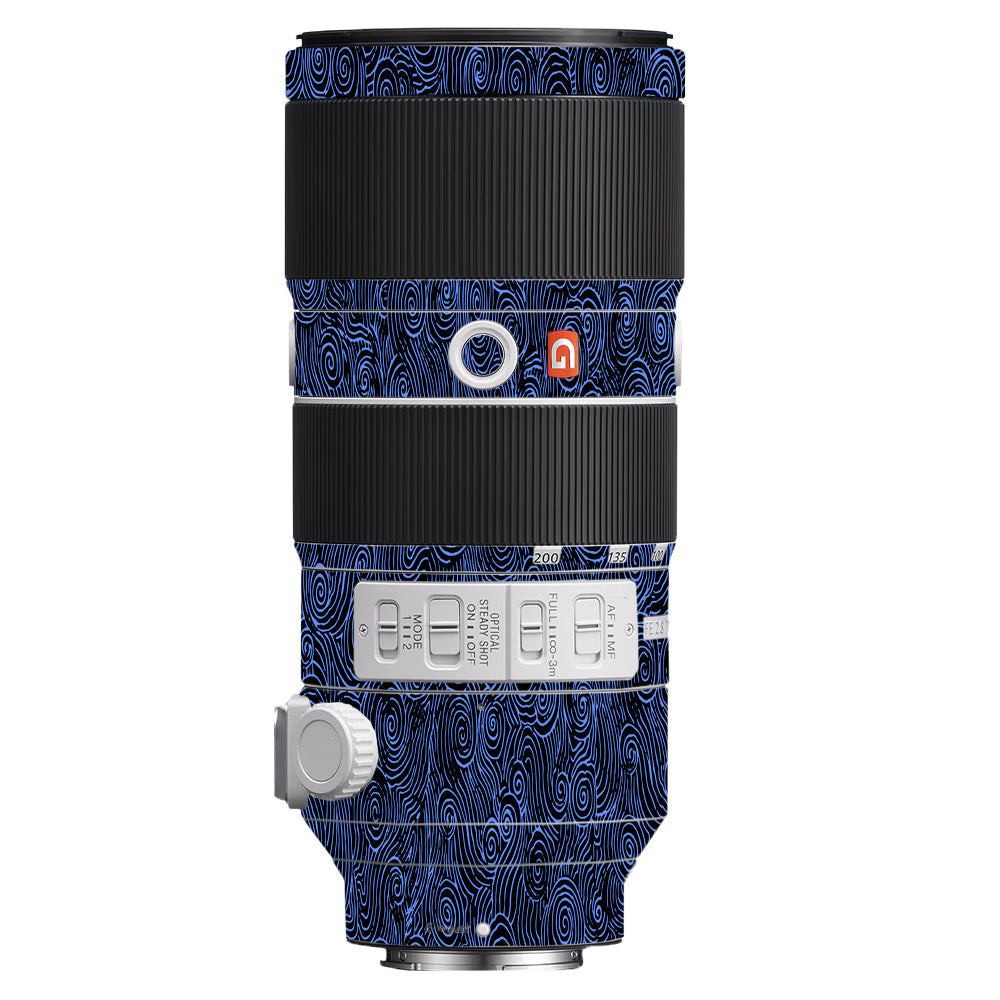 Blue Spirals Sony FE 70–200mm f/2.8 GM OSS Camera Lens Skin