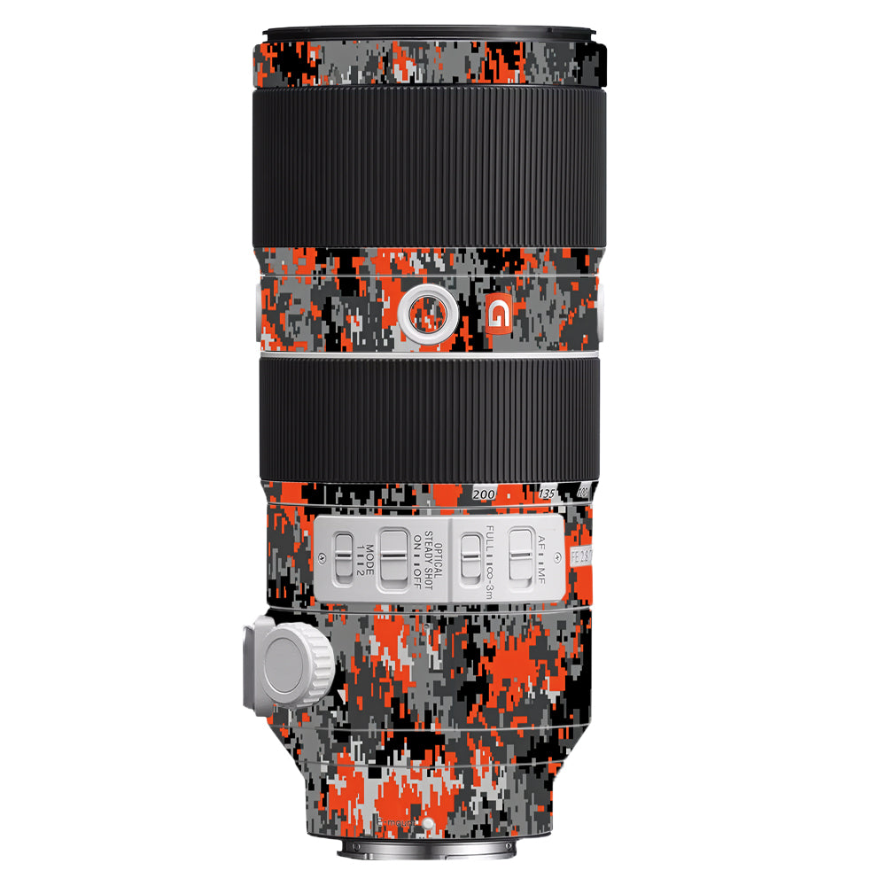 Inferno Pixel Sony 70-200mm Camera Lens Skin