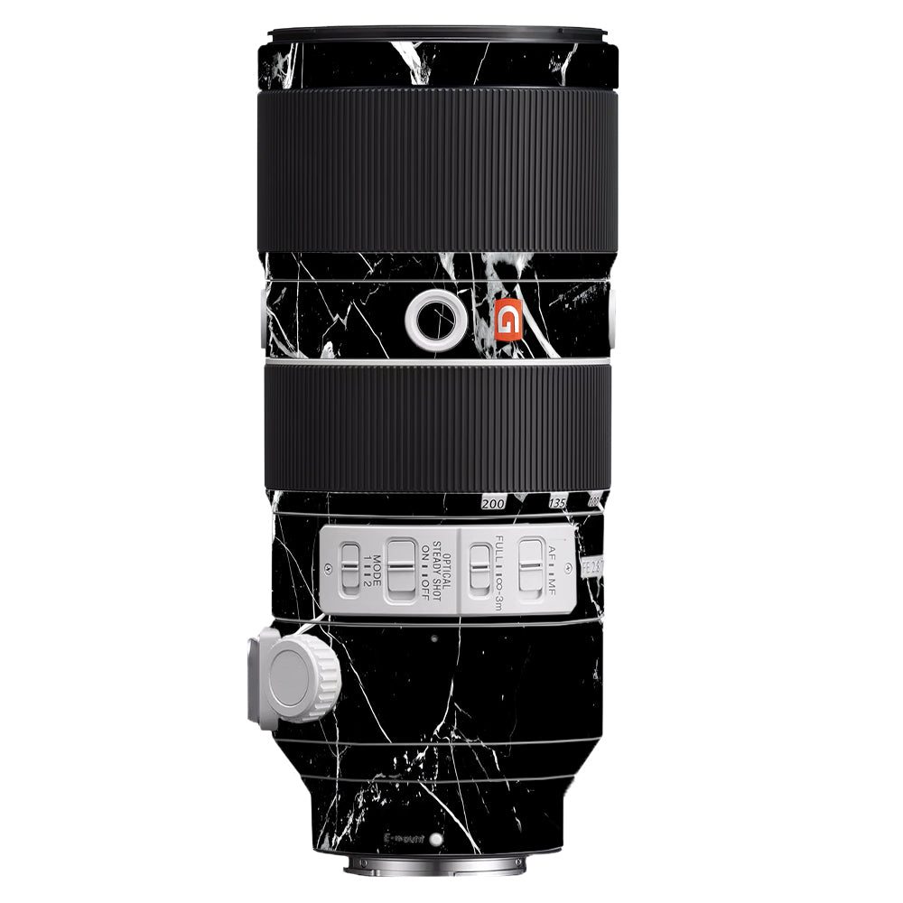 White Veins on Black Sony FE 70–200mm f/2.8 GM OSS Camera Lens Skin