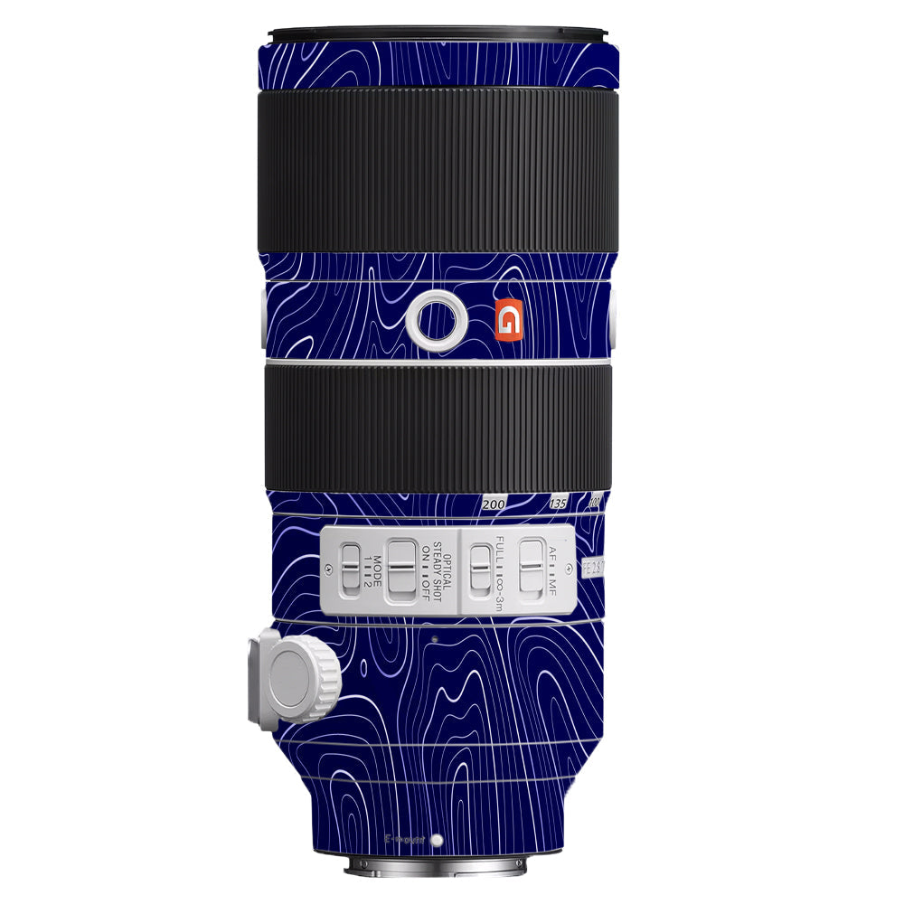 Deep Blue Contour Sony FE 70–200mm f/2.8 GM OSS Camera Lens Skin