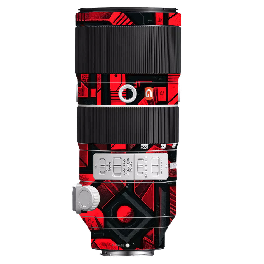 Cyber Maze Circuit Sony FE 70–200mm f/2.8 GM OSS Camera Lens Skin