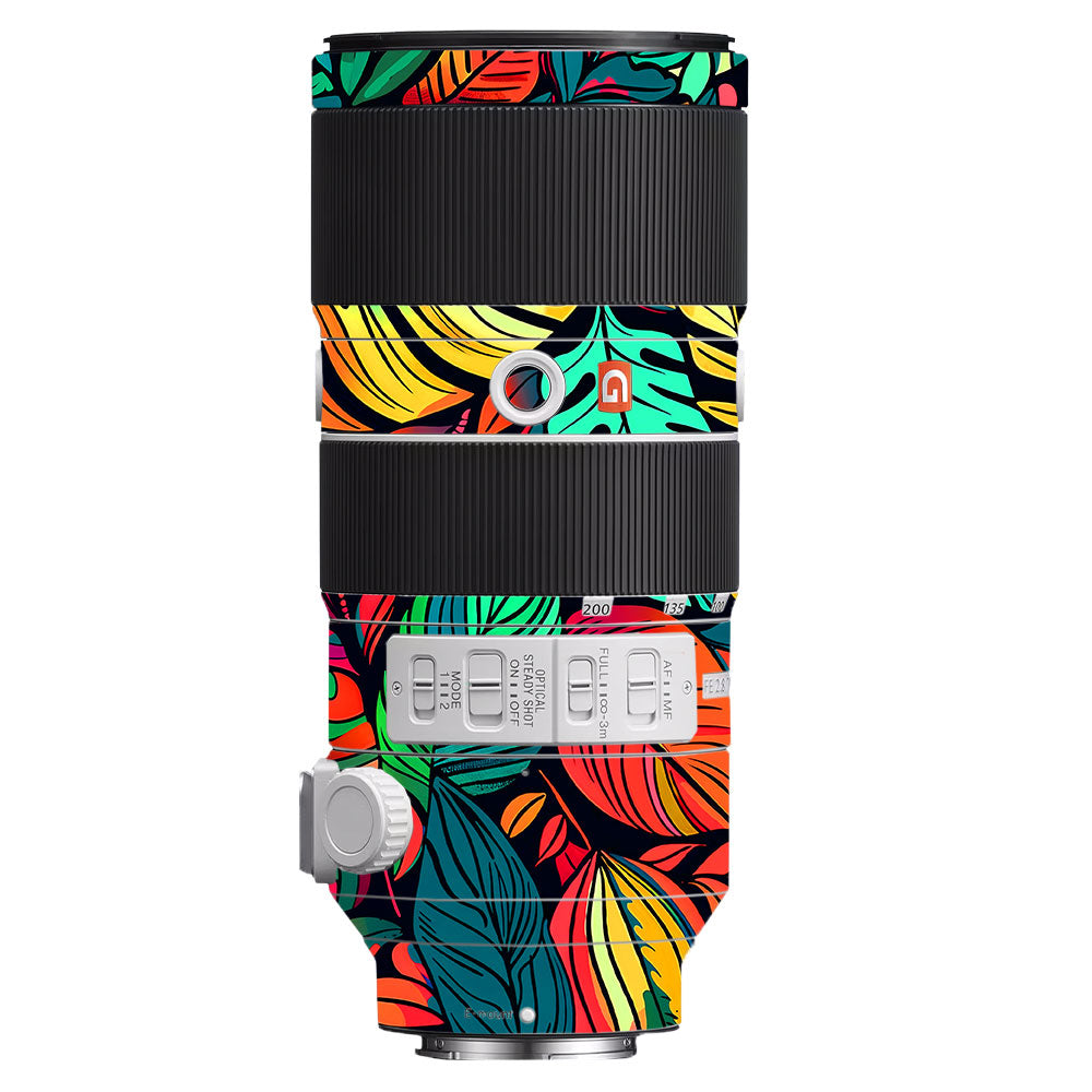 Tropical Jungle Leaves Sony FE 70–200mm f/2.8 GM OSS Camera Lens Skin