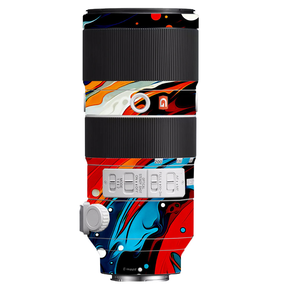 Fire & Ice Flow Sony FE 70–200mm f/2.8 GM OSS Camera Lens Skin