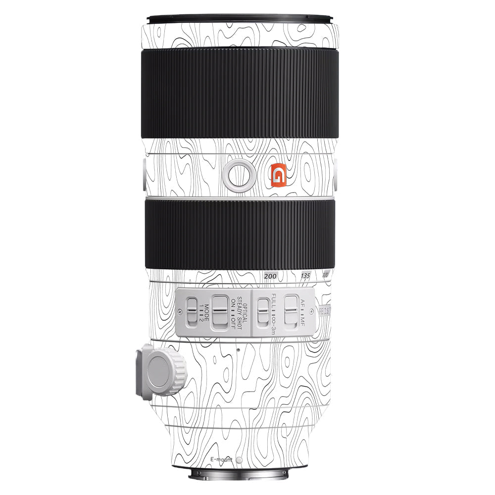 White Contour Design Sony FE 70–200mm f/2.8 GM OSS Camera Lens Skin