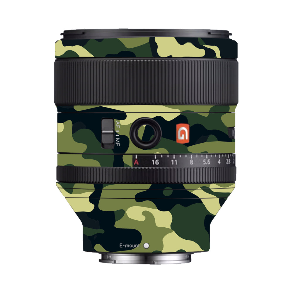 Forest Green Camo Sony FE 85mm f/1.4 GM Camera Lens Skin