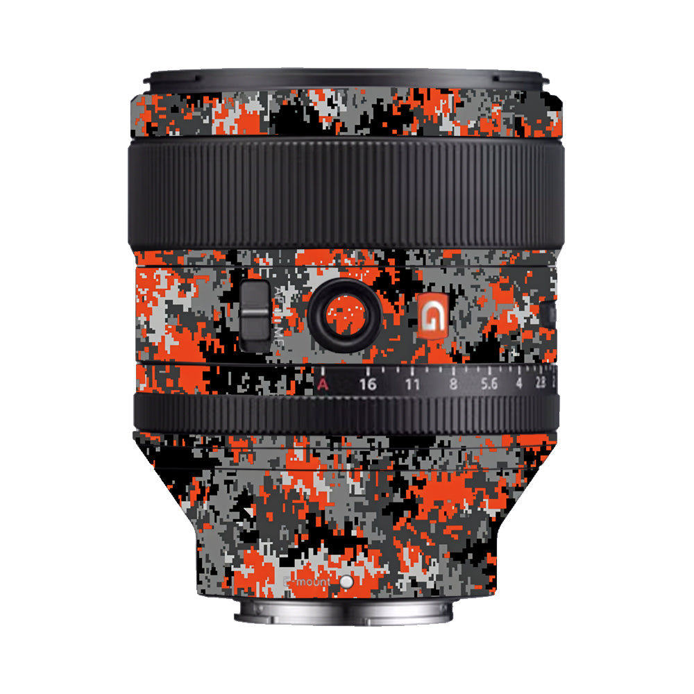 Inferno Pixel Sony FE 85mm f/1.4 GM Camera Lens Skin