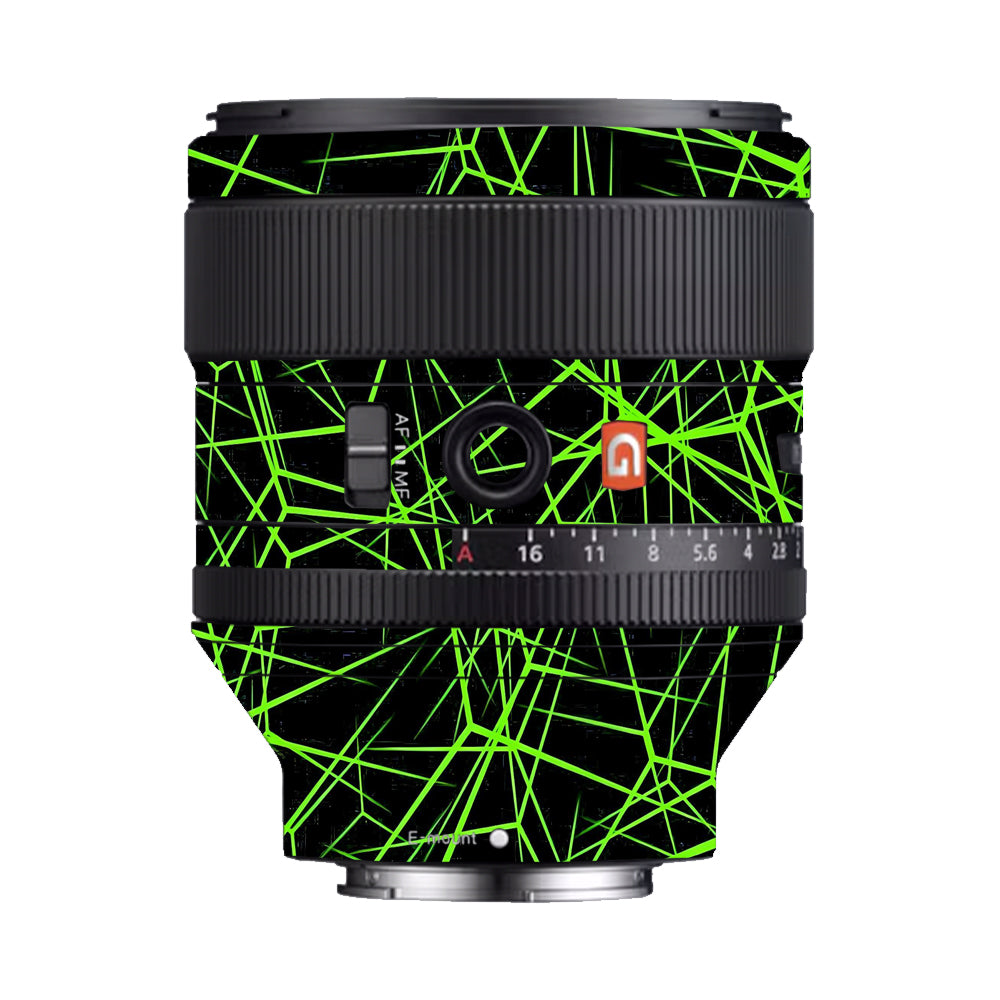 Neon Grid Sony FE 85mm f/1.4 GM Camera Lens Skin