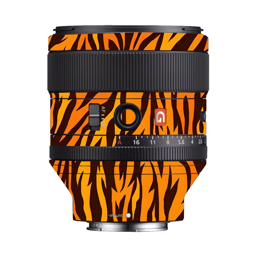Wild Tiger Stripes Sony 85mm 1.4 Camera Lens Skin