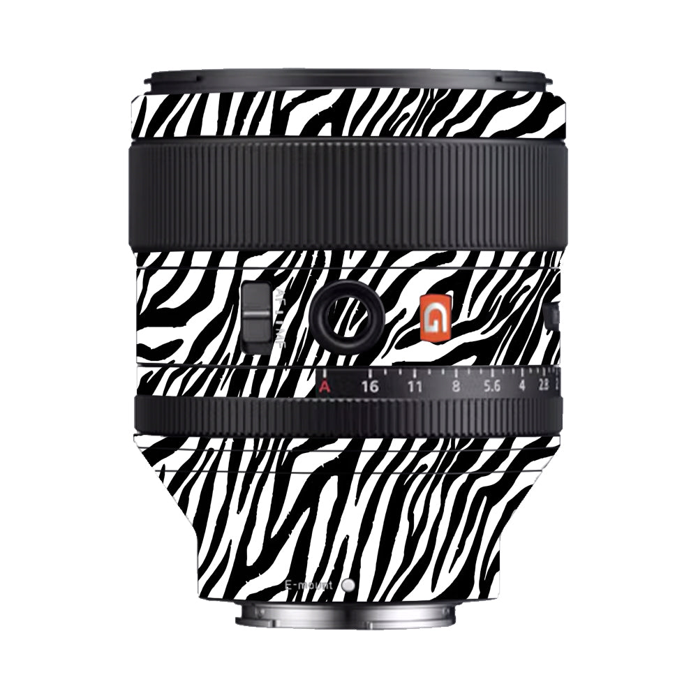 Classic Zebra Stripes Sony 85mm 1.4 Camera Lens Skin