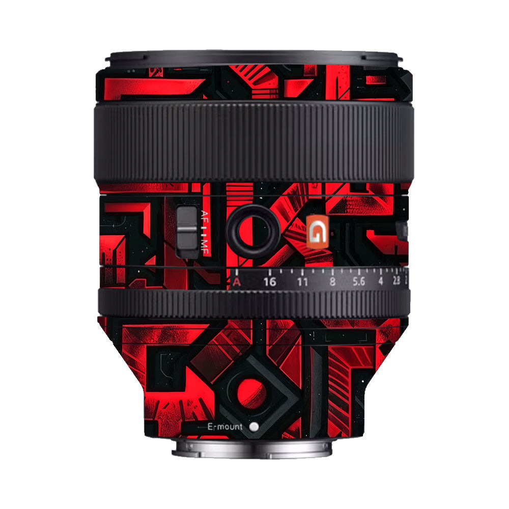 Cyber Maze Circuit Sony FE 85mm f/1.4 GM Camera Lens Skin