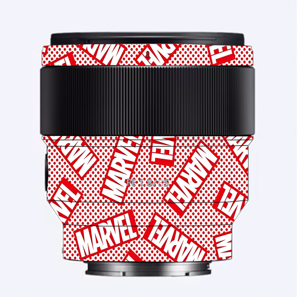 Marvel Comics Sony FE 85mm f/1.8 Camera Lens Skin