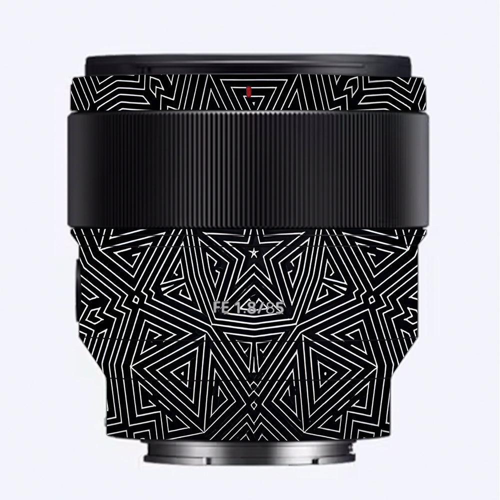 Geometric Pattern Sony 85mm 1.8 Camera Lens Skin