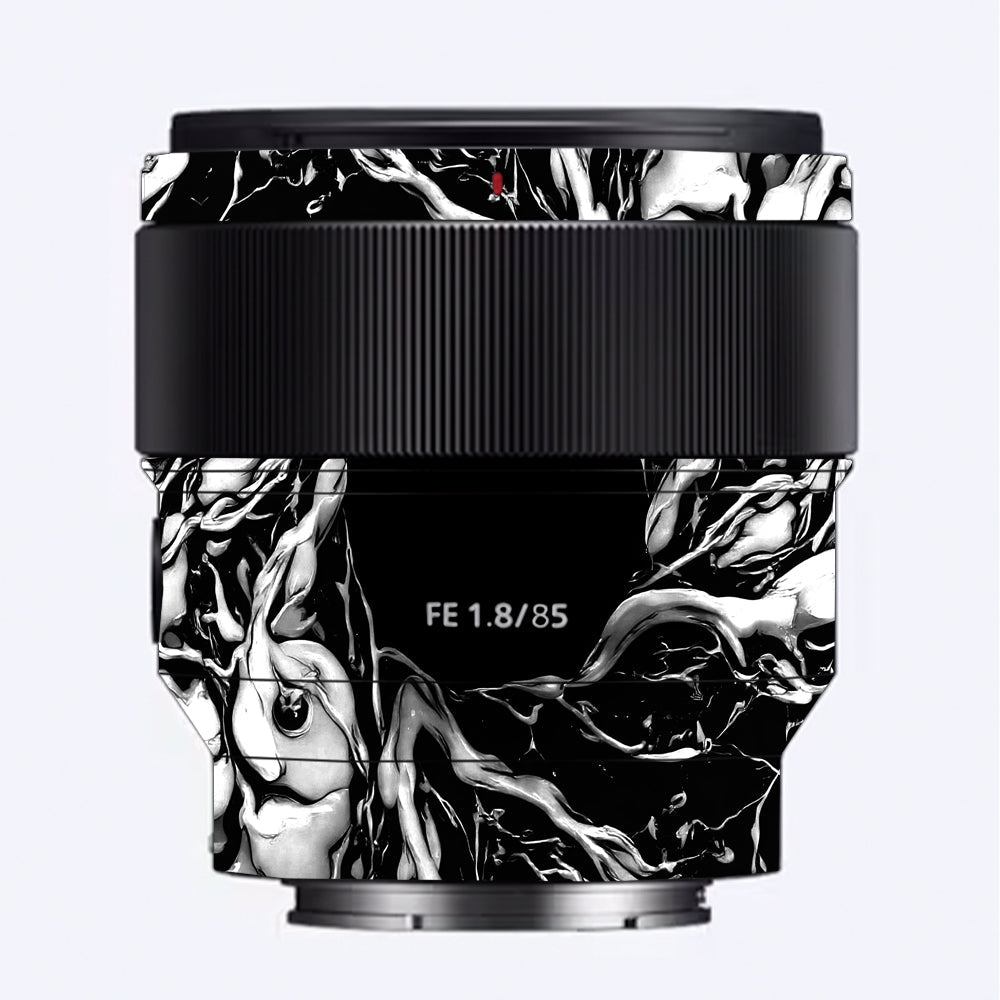 Venom Black Sony 85mm 1.8 Camera Lens Skin