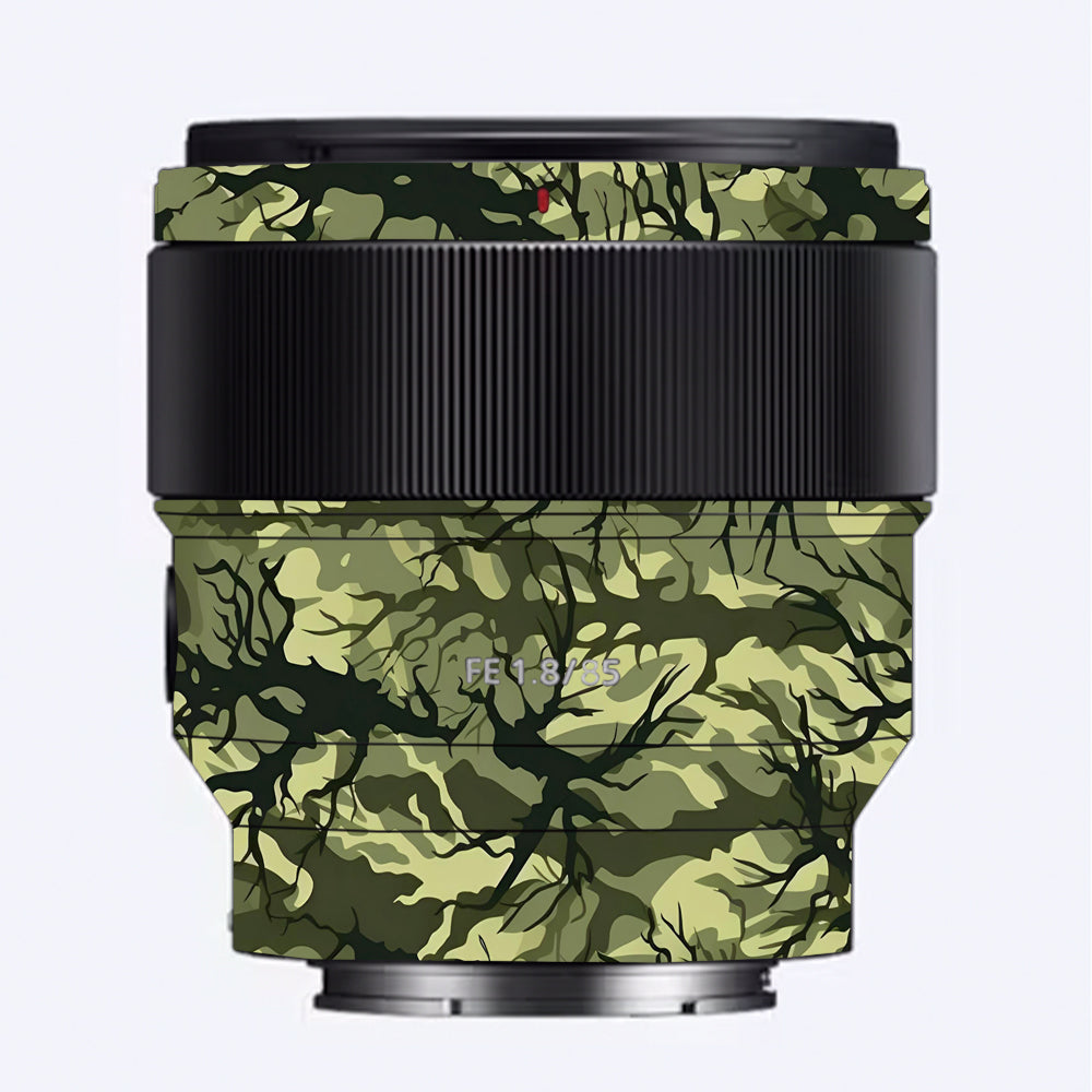 Green Tangled Vines Sony FE 85mm f/1.8 Camera Lens Skin